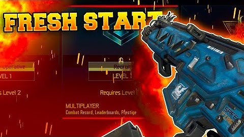 BLACK OPS 3 FRESH START! - STARTING FROM LEVEL 1!