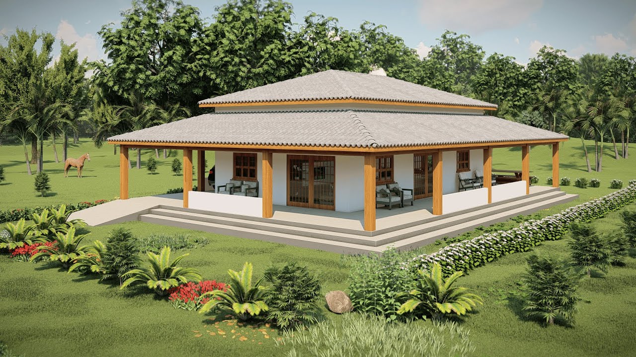 Casa de Campo com 3 Quartos - P479