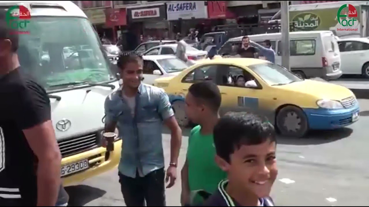 630   الرصيفة ارباك مروري بسبب الباصات العمومية الحقيقة الدولية