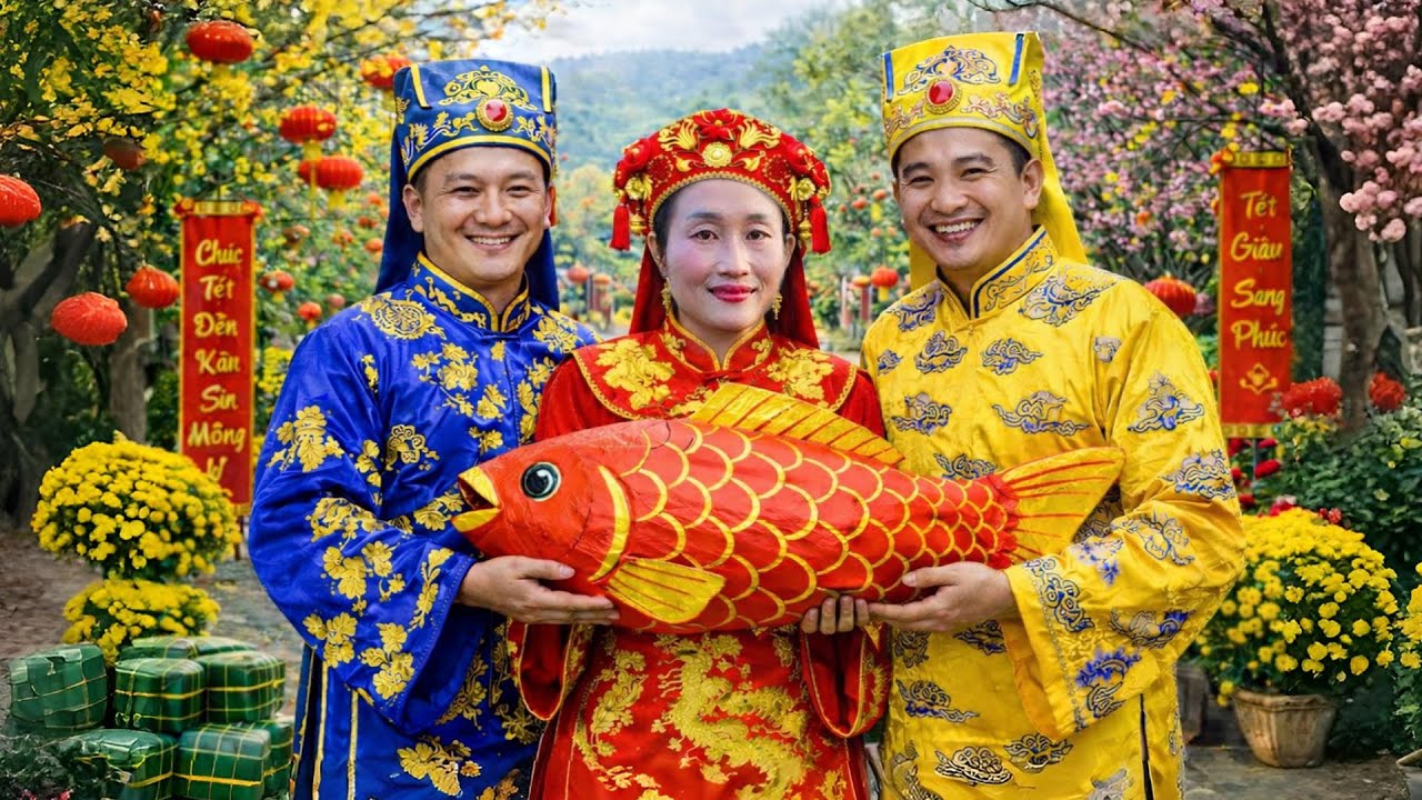 Harvesting jackfruit, corn to sell at the market, how to make a fishing rod, going giant fish