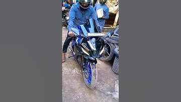 R6 LED mirror R15 version 4 full modify#universal #r15 #shortsvideo #available #modification