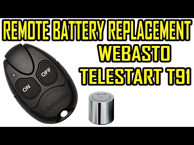 Batterie für Webasto Telestart T91 Funk Fernbedienung