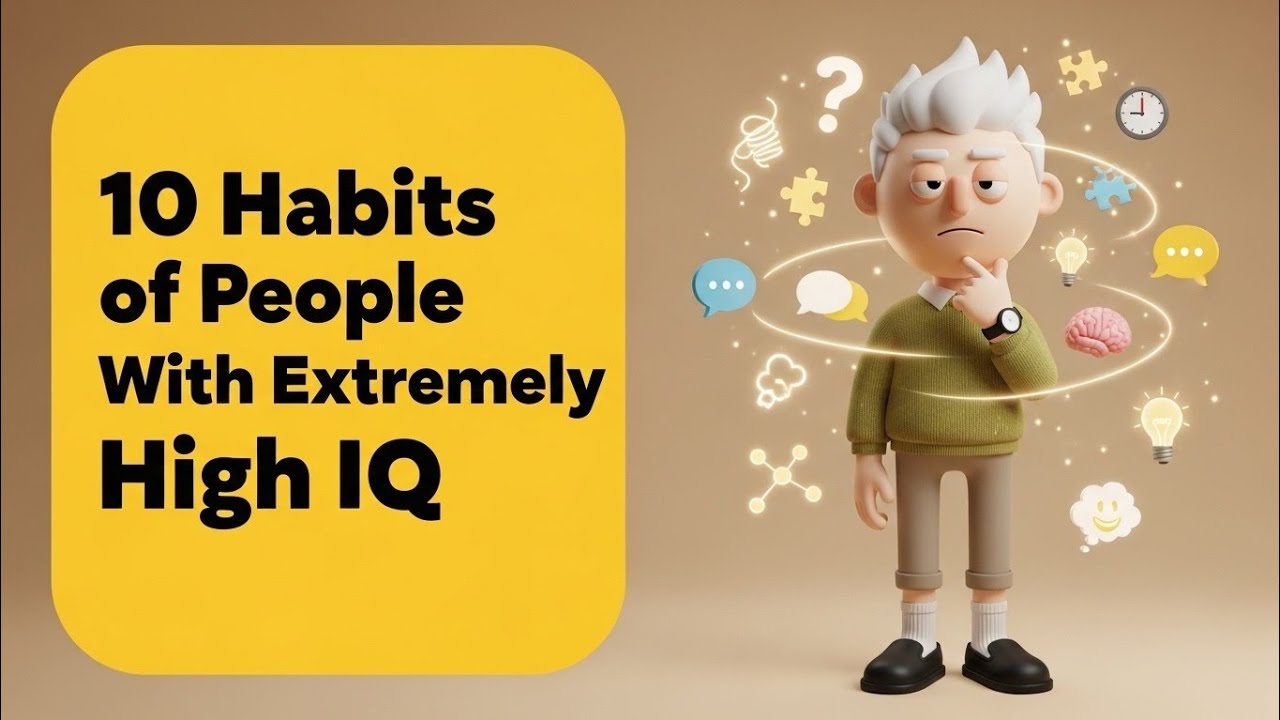 High Level Intellect Psychology of People With Extremely High IQ.( 10 High IQ Habits ) - YouTube