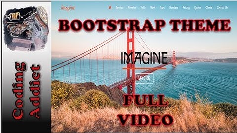 Bootstrap Theme 0 - FULL VIDEO