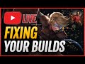 Fixing Your BUILDS(Just ask)🔴SMITE Warden Build Blasting [PoE 3.25]