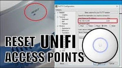Como resetar Unifi pelo software?