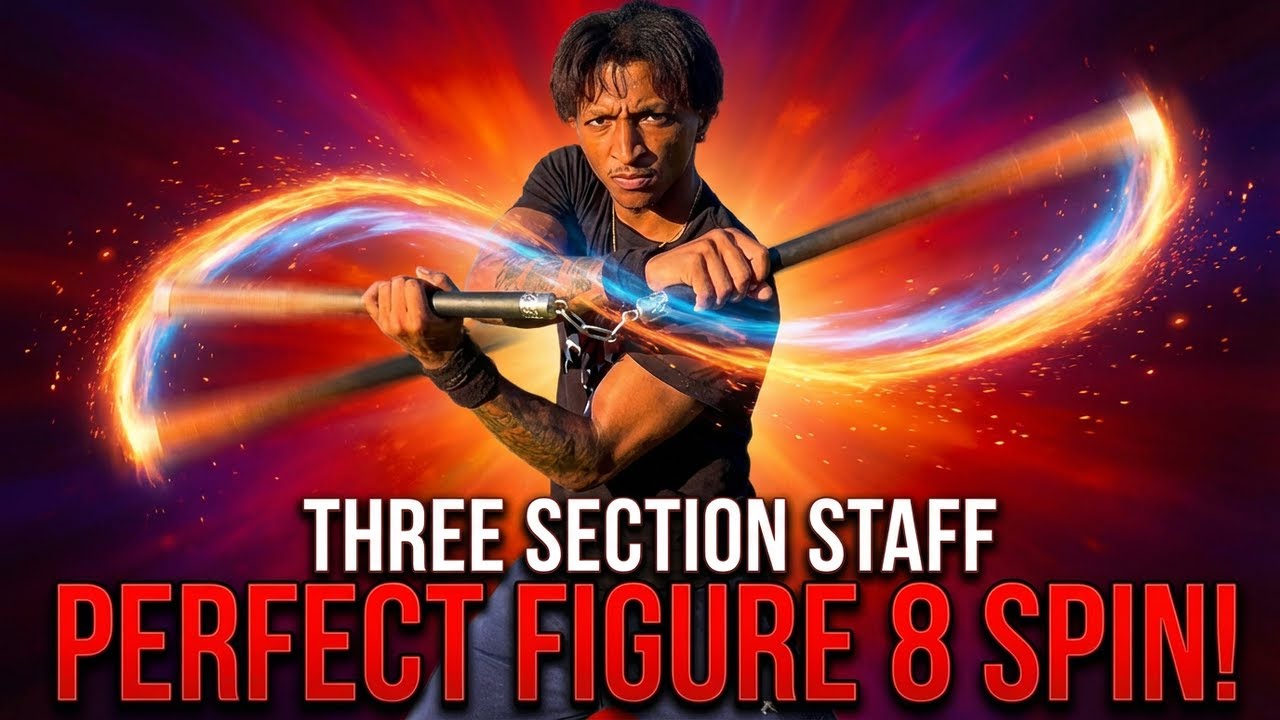 Three Section Staff Figure 8 - Perfect Your Technique - YouTube