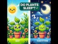 क्या पौधे रात में सोते हैं? | पेड़-पौधों की रहस्यमयी दुनिया 🌿🌙