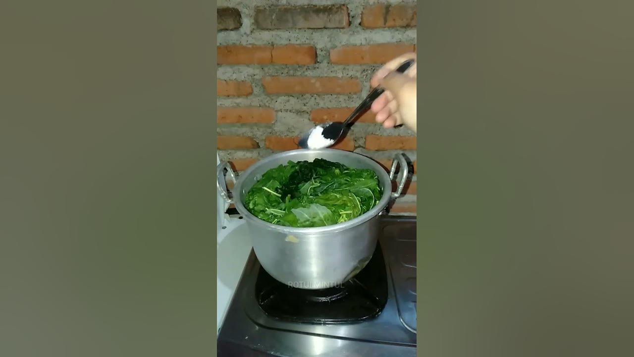 cara merebus daun singkong agar tetap hijau dan cepat matang #shorts #shortfeed #shortvideo #short