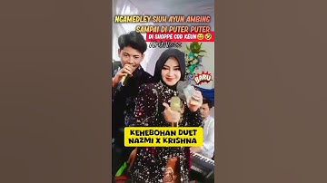 Baru Duet Nazmi Nadia ft Krishna Sagara Siuh Medley Ayun Ambing Kang Haji Live Bandung Music