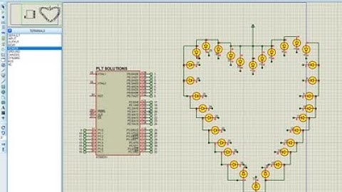 Bài 8 - Tạo Chương trình Led Trái Tim với Proteus và KeilC (Hệ thống nhúng)