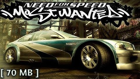 [ 70 MB ] PSP GAMES | NEED FOR SPEED MOST WANTED | DOWNLOAD FREE!!!