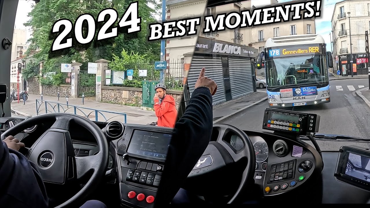 Bêtisier des chauffeurs de bus 2024 - Les moments les plus drôles et marquants de l'année !