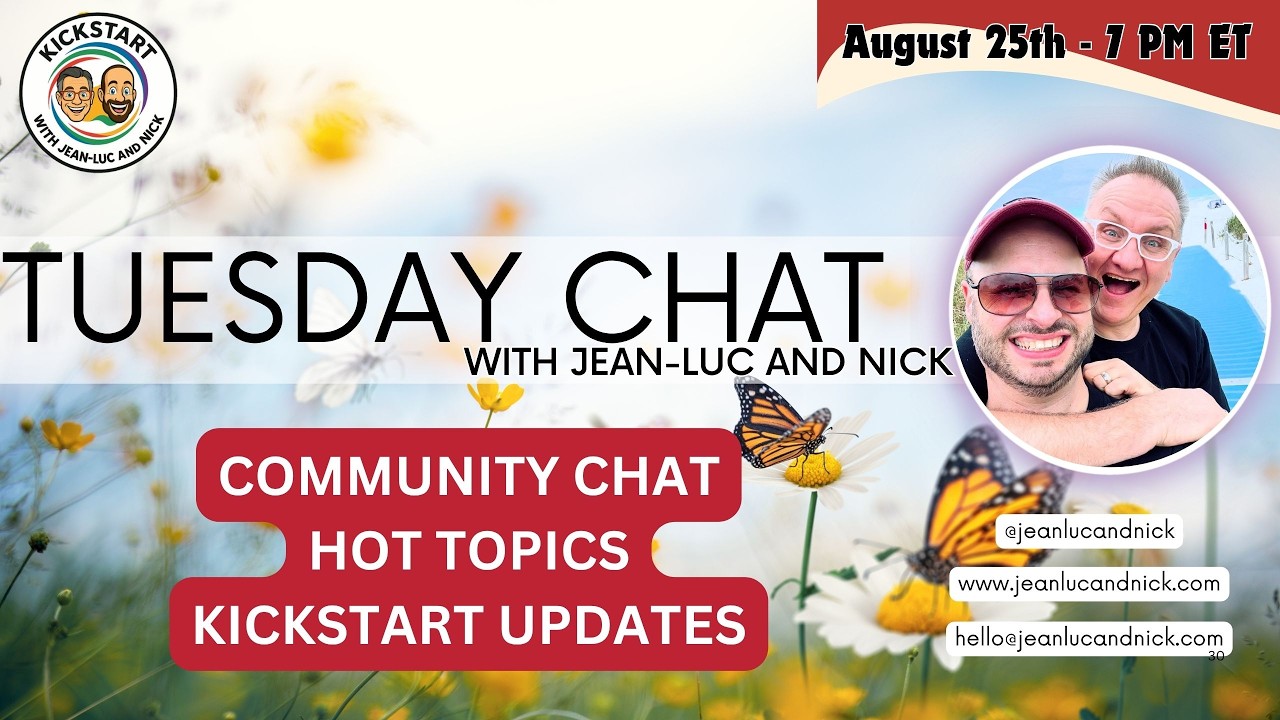 Tuesday Chat with Jean-Luc and Nick - Summer Recap - August 25th 2026