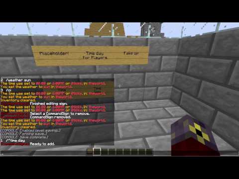Bukkit Plugin Tutorial: How to set up CommandSigns
