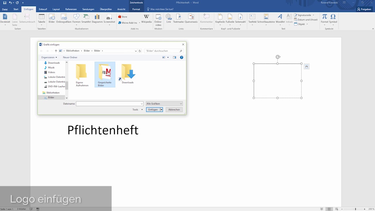 Vorlagen In Microsoft Word Erstellen Youtube