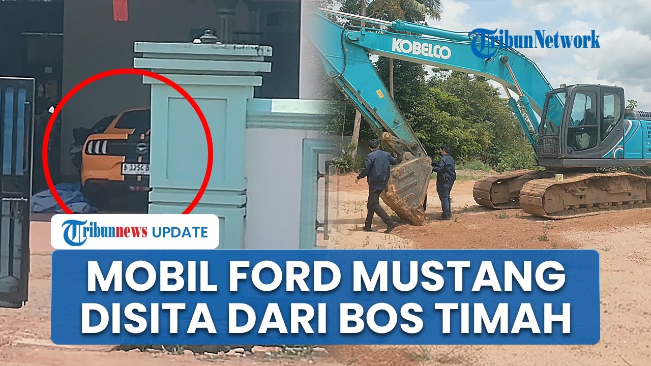 Bareskrim Geledah Rumah Bos Timah di Bangka Selatan, Truk hingga Mobil Ford Mustang Disita