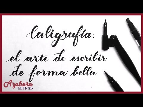 Video: Por Los Principios De La Caligrafía