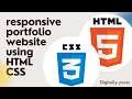 Personal Portfolio Website Using HTML and CSS Only