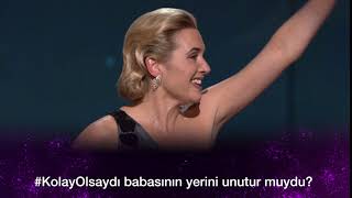 Oscar Kazanmak Kolay Olsaydı - Kate Winsletın Babasına Islık Çaldırması