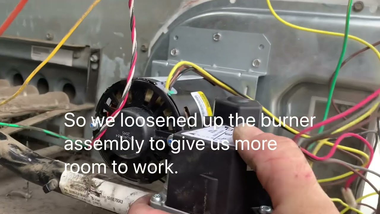 Replacing Gas Valve, Combustion Motor and Circuit Board on Carrier Package Unit