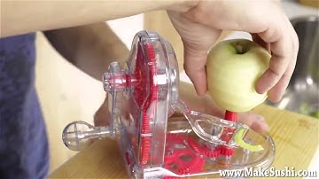 Thiết bị gọt cắt táo, lê cực sáng tạo