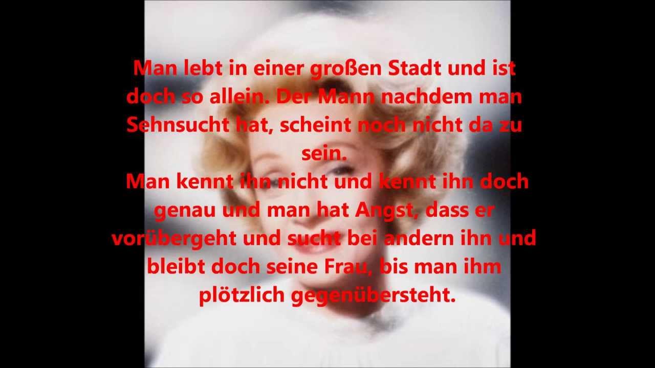 Marlene Dietrich - Allein in einer großen Stadt (M.Colpet-F.Wachsman) w.lyrics Marlene Dietrich - Allein in einer großen Stadt (M.Colpet-F.Wachsman) w.lyrics