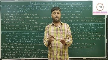 #EFI #Arun #Krishnamurthy #environmentalist STD 10 ENG UNIT 3 An Interview with Arun Krishnamurthy