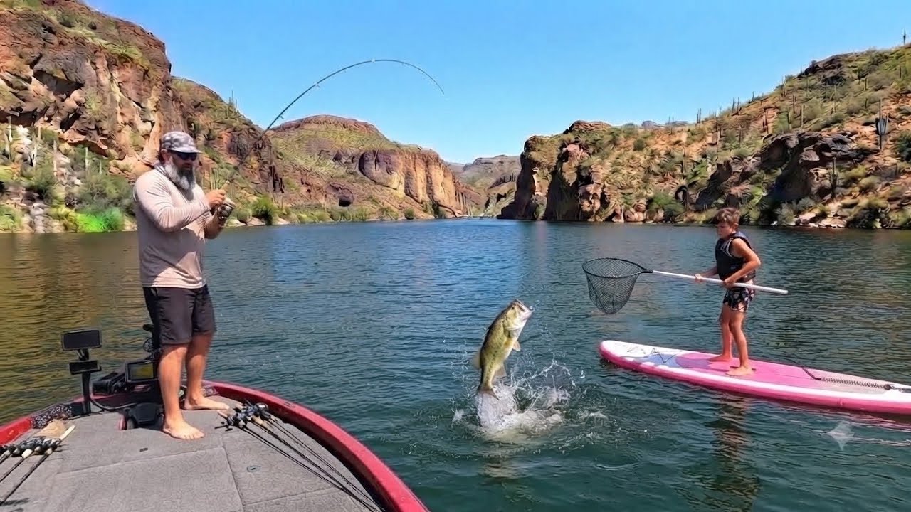 Skipping School to GO FISHING!!! – Apache Lake, AZ