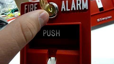 Alarm Overview: Simplex 2099-9756 Pull Station