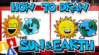 How To Draw Earth And Sun HighFive