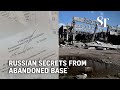 Abandoned Russian base holds secrets of retreat in Ukraine