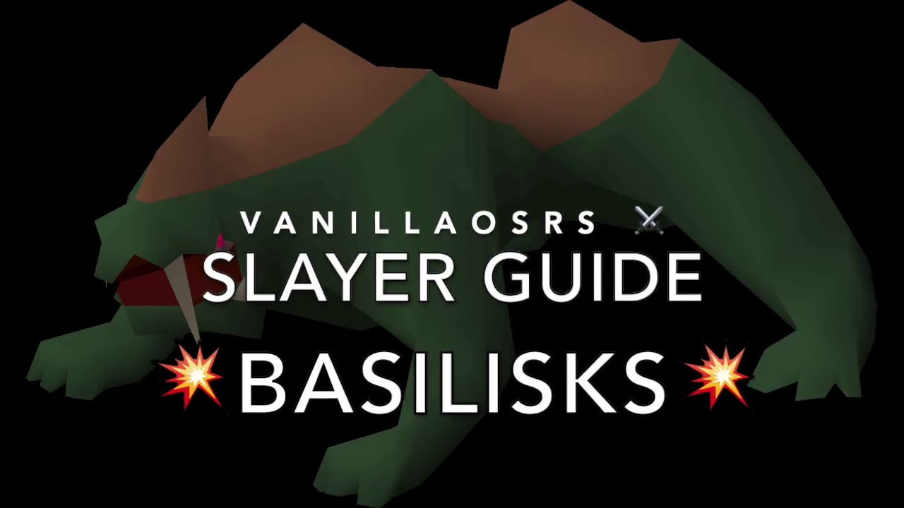 OSRS Basilisk Slayer Guide - YouTube