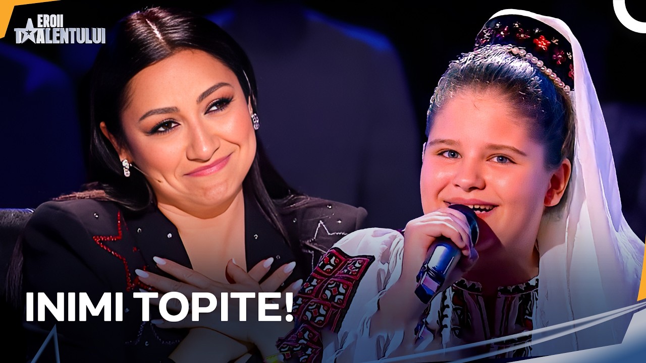 ARE DOAR 12 ANI! Vocea Ei A Cutremurat Scena In Costum Popular! | Romanii au Talent