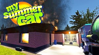 MY SUMMER SAUNA FIRE! WE SHOULDN'T HAVE LEFT THE SAUNA ON - My Summer Car Gameplay Highlights Ep 93 MY SUMMER SAUNA FIRE! WE SHOULDN'T HAVE LEFT THE SAUNA ON - My Summer Car Gameplay Highlights Ep 93