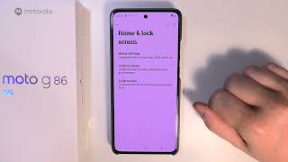 Motorola Moto G86 5G - How to Remove Left Side Google Screen
