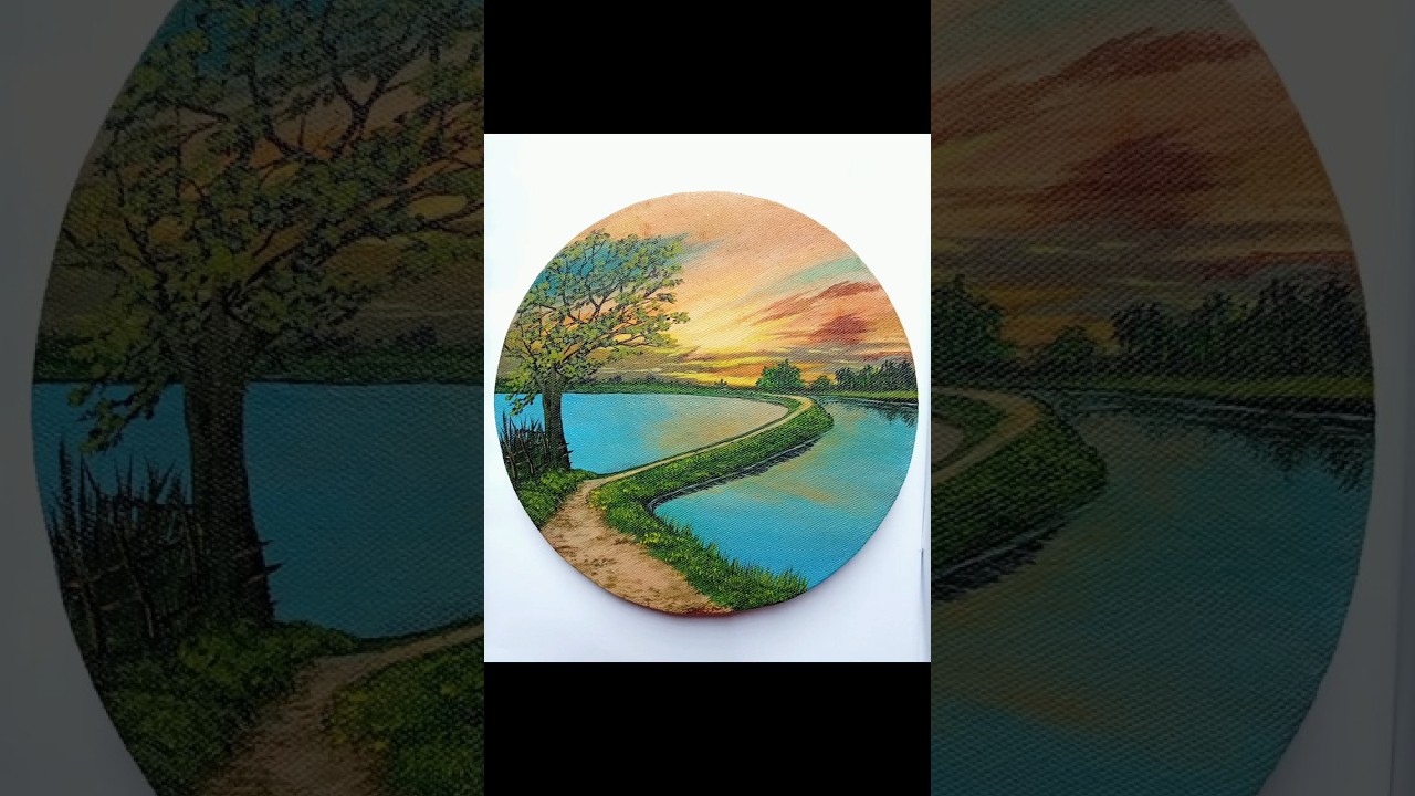 Methopath (8-inch Round Acrylic Painting)