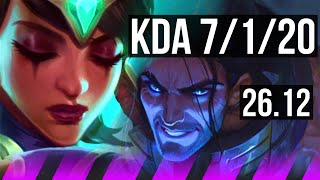 KARMA & Senna vs SYLAS & Jhin (SUP) | Good KDA: 7/1/20 | EUW Master | 26.12