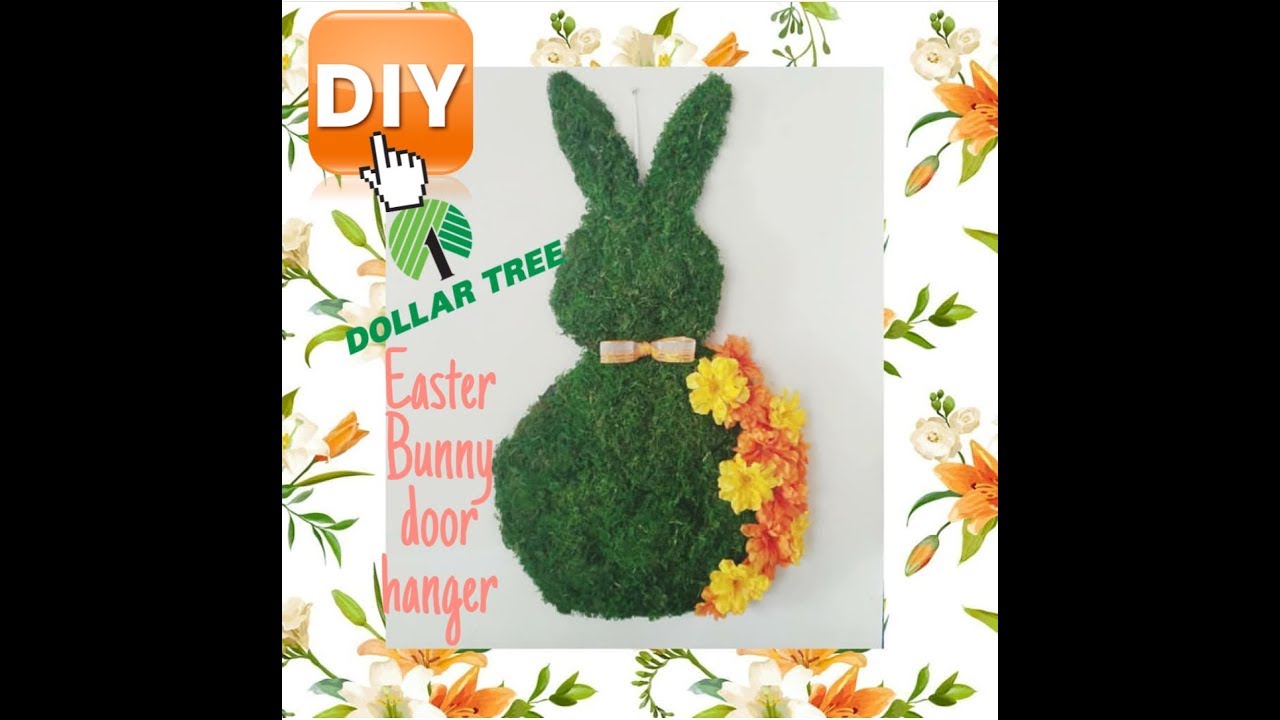 Cutest Easter bunny. Dollar tree diy YouTube
