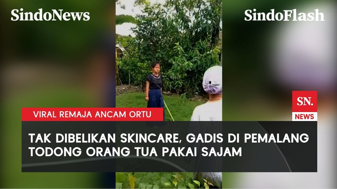 Viral! Gadis di Pemalang Ancam Habisi Nyawa Ibu Gegara Tak Dibelikan Skincare | Sindo Flash