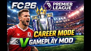 EA Sports FC 26 Modded Gameplay Premier League Journey with Middlesbrough | Game 21 | Man City Draw
