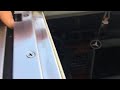 Mercedes W124 Sunroof Air Deflector.(preparation for repair)