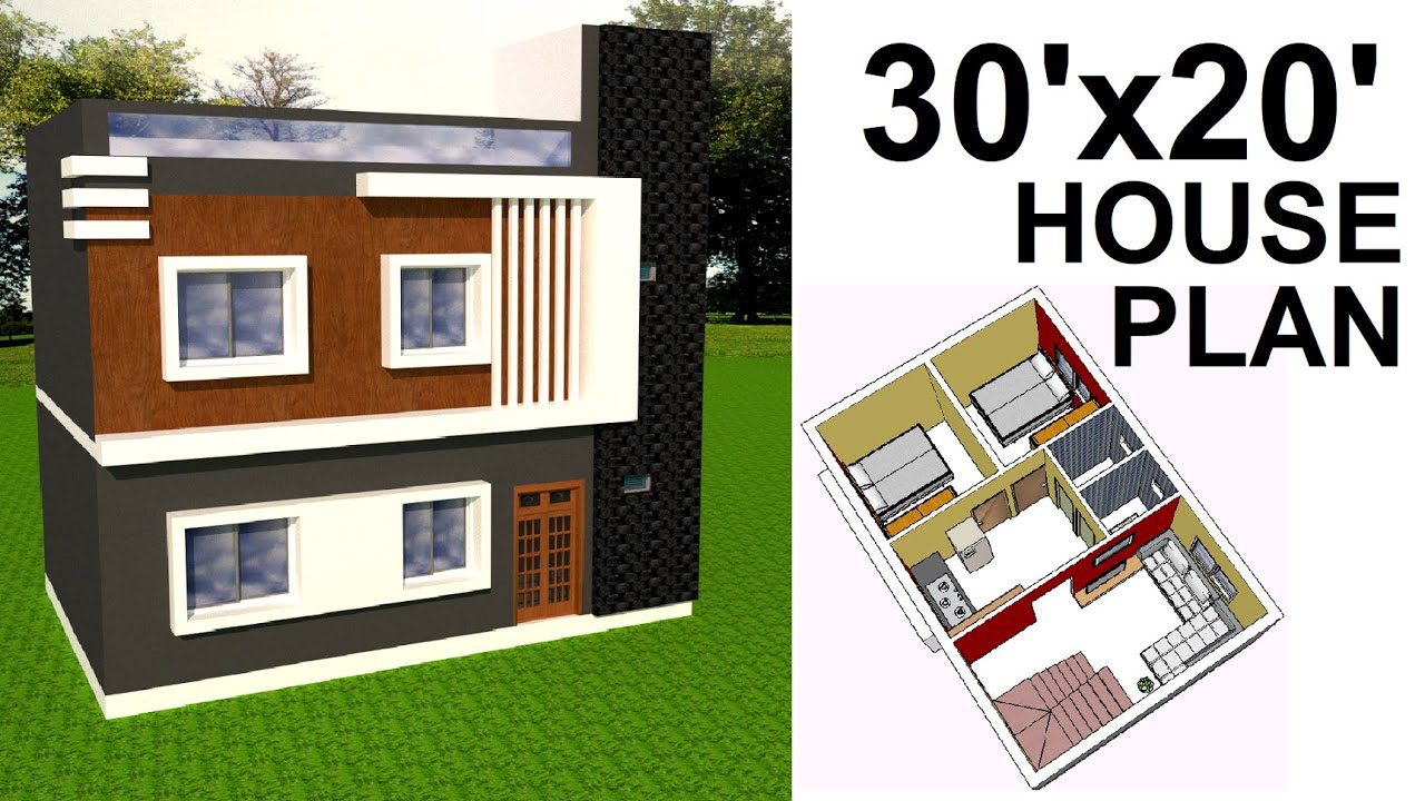 30' X 20' FEET HOUSE PLAN /GHAR KA NAKSHA 30 feet by 20