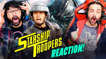 STARSHIP TROOPERS (1997) MOVIE REACTION! FIRST TIME WATCHING! Full Movie Review | Best Scenes
