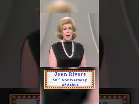 60 years ago today, Joan Rivers made her debut on The Ed Sullivan Show!⭐️ #shorts