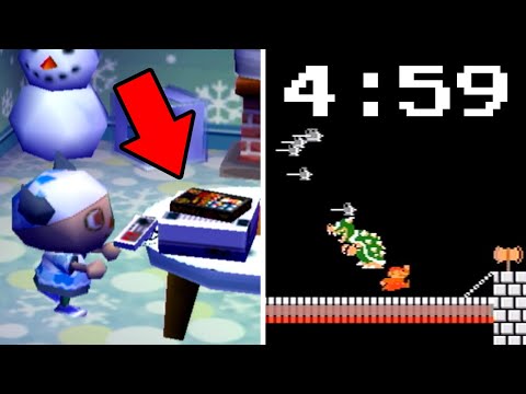 Speedrunning Super Mario Bros. INSIDE Animal Crossing?!