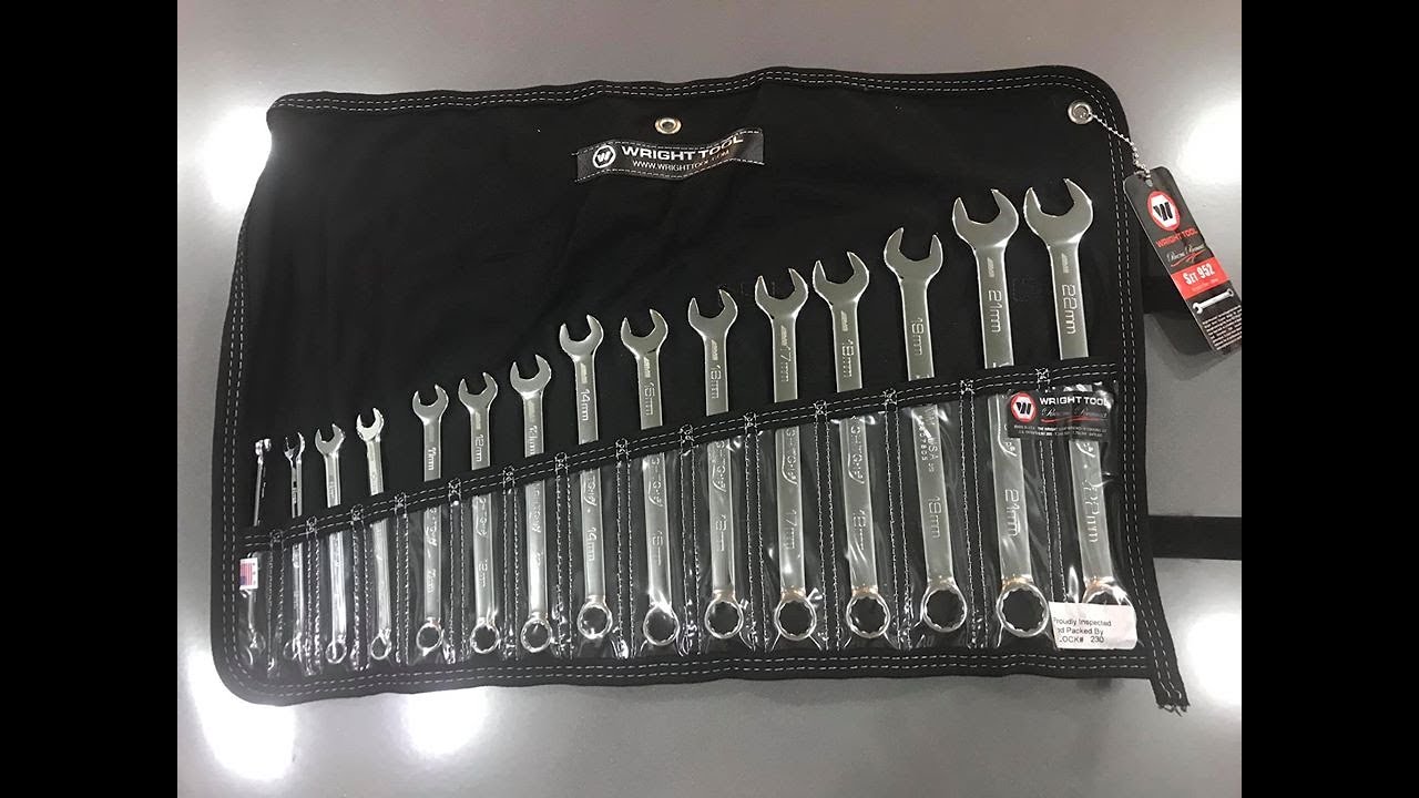 Wright Tool Combination Wrench Set 