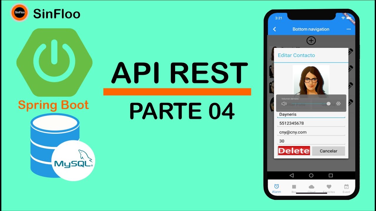 CRUD - ANDROID - API REST en JAVA Spring Boot - Parte 04 - YouTube