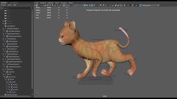 Cat Rig in Autodesk Maya