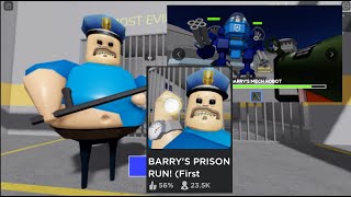 ПОБЕГ ОТ ЗЛОГО ПОЛИЦЕЙСКОГО? Весёлая Obby игра в Роблоксе! BARRY'S PRISON RUN! First Person Obby!